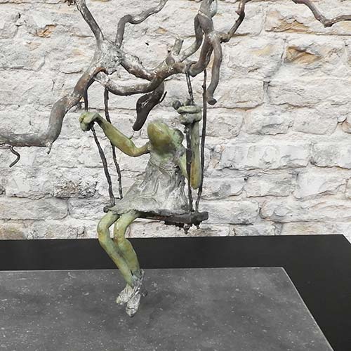  swinging frog | uniek | 34 x 70 cm 